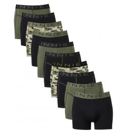 Vinnie-GBoxershortsVoordeelpakket10-packBlackForestGreen-M