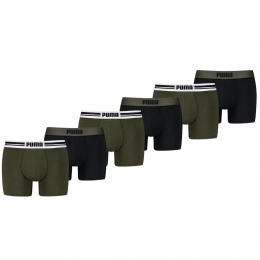 PumaBoxershortsEverydayPlacedLogo6-packForestNight-M