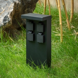 PriosMarielenergiezuil4stopcontactenzwart