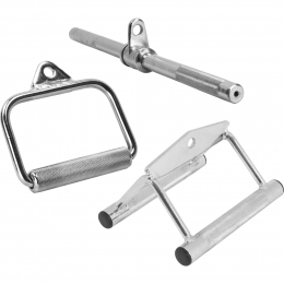 RoeigrepensetEenhandsgreep-Bicepsstang-Roeigreep-Setvan3-Chroom-GorillaSports