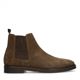 Taupesudechelseaboots