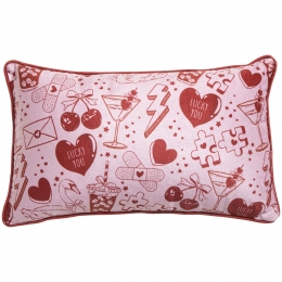 KussenLuckyYouRoze30x50cm