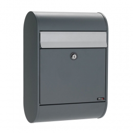 BrievenbusAllux5000antracietmetgrijzeklep