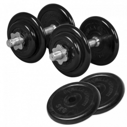 SetDumbells30kg-Halterset-Rubber-30mm-Dumbbell-GorillaSports