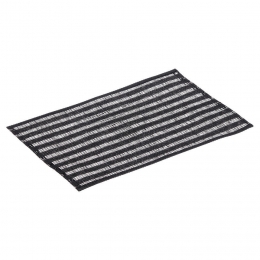 PlacematGevlochtenZwart
