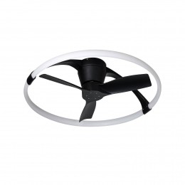MantraIluminacinLEDplafondventilatorNepalMiniappzwartwit