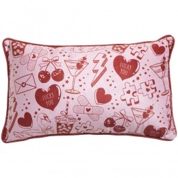 KussenLuckyYouRoze30x50cm