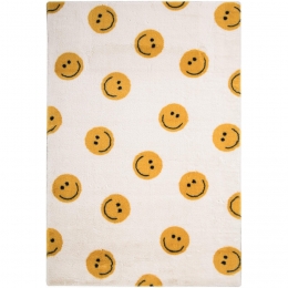 VloerkleedSmileysGeel