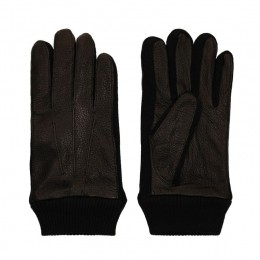 Zwartelerenherenhandschoenen