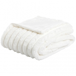 PlaidRibbyWit130x160cm