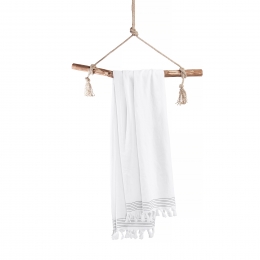 WalraHamamdoekSoftCotton100x180cmWit