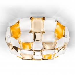 SlampMidaplafondlamp50cmamber