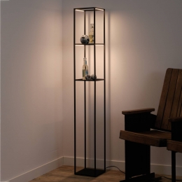 PaulNeuhausLEDvloerlampConturazwartmetaal140cm