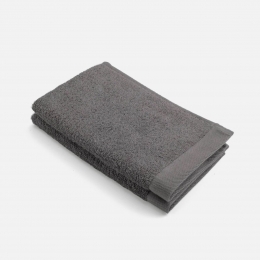 WalraRemadeCottonGastendoekje30x50cm550gramGrey-2stuks