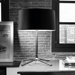 LEDS-C4Halltafellampmetstoffenkapzwart