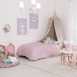 Eko-LightKroonluchterAlicerozedriewittestoffenkappen