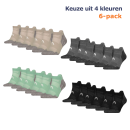 HEADWandelsokkenAllClimatesHikingSneaker6-packGrijs-4346