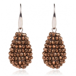 CillaJewelsDruppeloorhangersKristalBrons