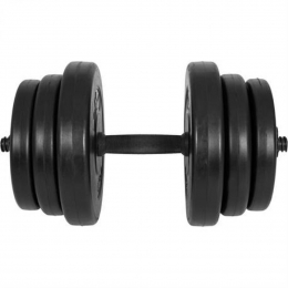 GyroneticsDumbell-Kunststof-20kg-25mm-Enstang-GorillaSports