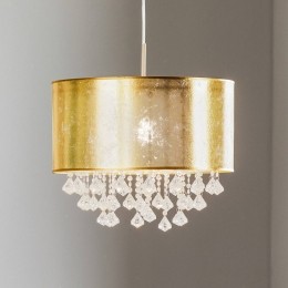 GloboHanglampAmymetkunststofkristallengoud