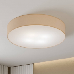 TKLightingPlafondlampRondobeige80cm