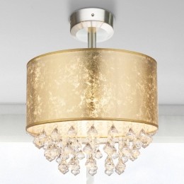 GloboPlafondlampAmymetacrylkristallenbladgoud