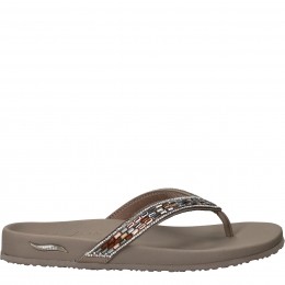 SkechersMeditationGlamGalSlippersTaupe