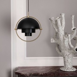 GubihanglampLite36cmmessingzwart