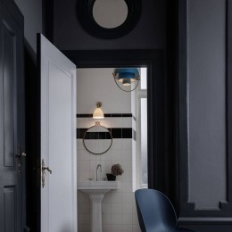 GubihanglampLite36cmmessingblauw