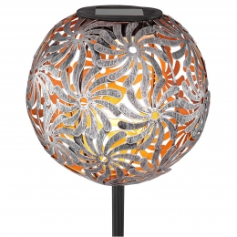 GloboLEDsolarlamp33632metmetalenbolzilver