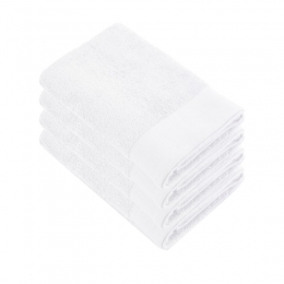 WalraSoftCottonDouchelaken70x140cm550gramWhite-4stuks