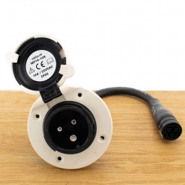 Walstroominvoerinlet16Akunststofmetsnoer