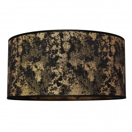 HELAMLampenkapAbbaE2740hoogte20cmzwartgoud