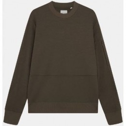 SweaterLyleampScottML1742VTRICOTCREWNECKSWEATSHIRT-W48OLIVE