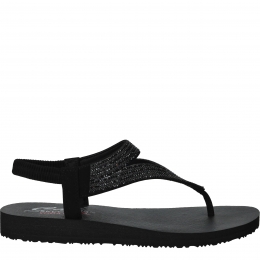 SkechersMeditationSandalenDamesZwart