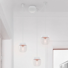 UMAGEAcornhanglampwitkoper3lampen