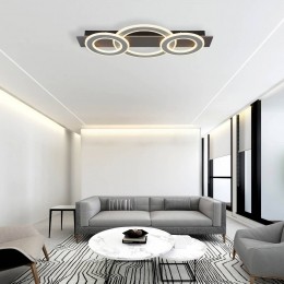 GloboJaydenLEDplafondlamplengte73cmantracietgrijsmetaal