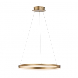 PaulNeuhausLEDhanglampTitus60cmmessingdimbaar