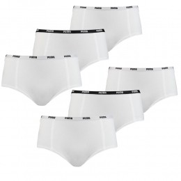 PumaMiniShortDamesWit6-Pack-L