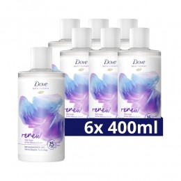 6xDoveBathTherapyRenewBadschuimDouchgel400ml