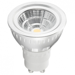 LEDGU10Spot4W-COB-2500K-Dimbaar