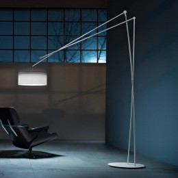 PrandinaEffimeraF50vloerlampmatwit