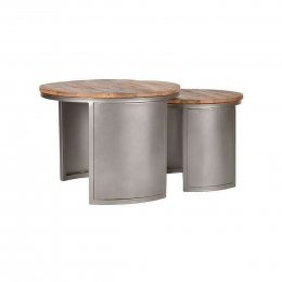 LABEL51SalontafelBunchSetvan2-Grijs-Rond