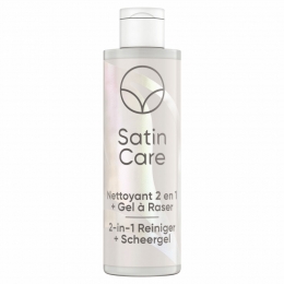 GilletteSatinCare2-in-1ReinigerScheergelvoorSchaamhaar-190ml