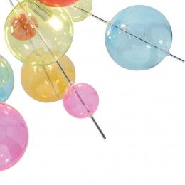 NvePlafondlampAurinia57cmmetgekleurdekappen