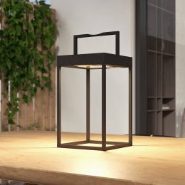 LucandeLEDlampopzonne-energieLynzy38cmzwartmetaalIP65