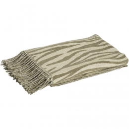 PlaidZebraZand130x160cm