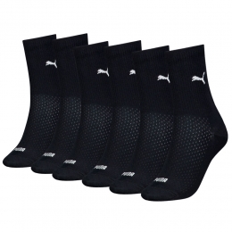 PumaSokkenDames6-packZwart-3538