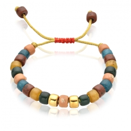 DejaBeadsTurquoiseenGoudkleurig