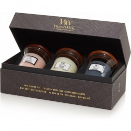 WoodWickGeurkaarsDeluxeGeschenksetMiniFloral3x85gr